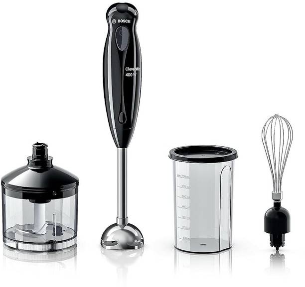 BOSCH 400 W Black Chopper, Electric Whisk, Hand Blender