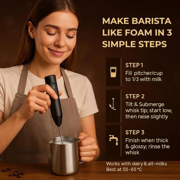 X - Glam 50 W Black Hand Blender