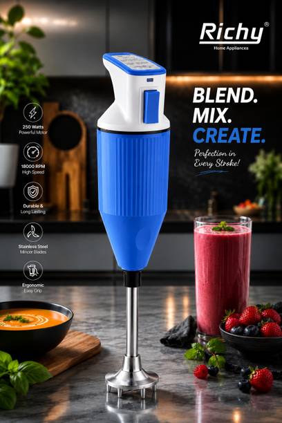 Richy 250 W Blue Hand Blender
