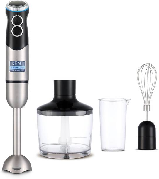 केंट Hand Blender Plus Chopper|Turbo Switch for Fast Blending & Chopping|Whisker|Jar 450 W हैंड ब्लेंडर, चॉपर