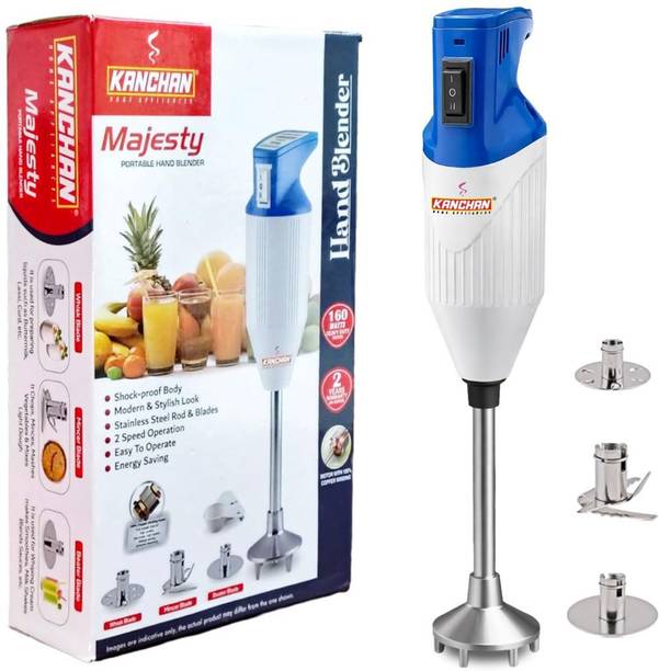 KANCHAN 180 W White Hand Blender, Electric Whisk