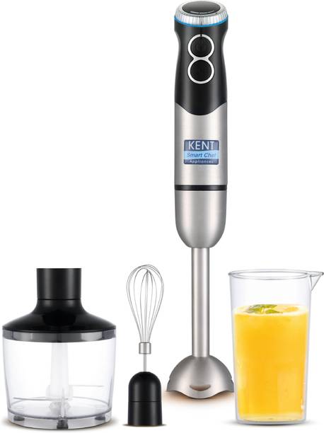 KENT 450 W Silver, Black Chopper, Hand Blender