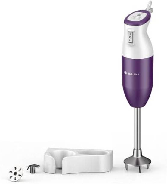 BAJAJ 160 W purple & white Hand Blender