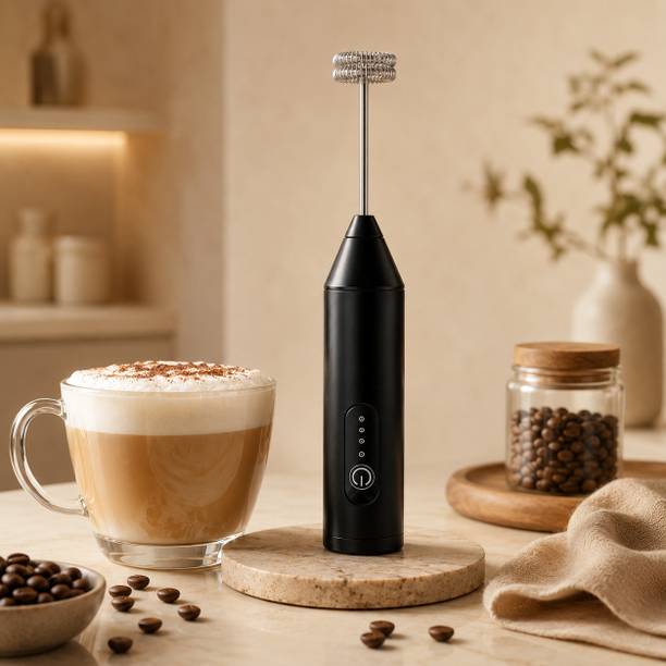 Homigent AEROWHISK Electric Coffee Frother | Rechargeable | Handheld Frother Personal Coffee Maker