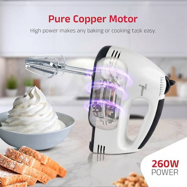 Vithani 260 W White Hand Blender