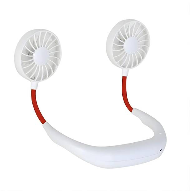 BVG ENTERPRISE Neck Fan Portable Fan USB Fan Sports Wearable Neck Fan Personal Mini Neck Fan Neck Fan Hand Free Personal Mini Neck Fan Rechargeable 360 Degree Rotation USB Air Cooler