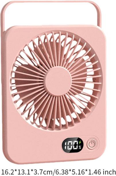 Starq Foldable Graphic Print Pink Hand Fan