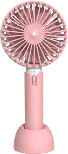 UN1QUE MINI X1 Portable fan-3 Speeds-USB Rechargeable Powerful Brushless Motor-Indoor and Outdoor USB Fan