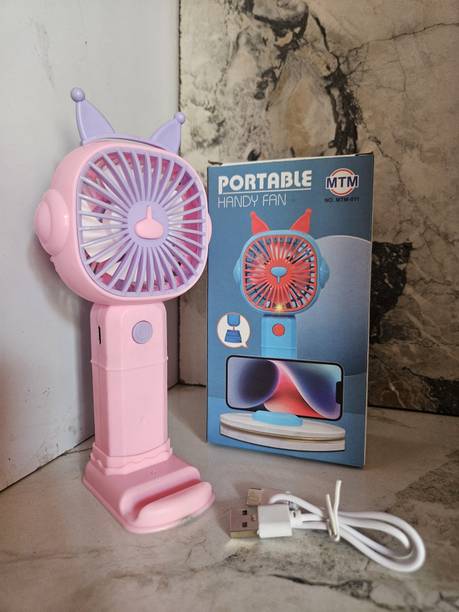 PARTAP Printed Pink Hand Fan