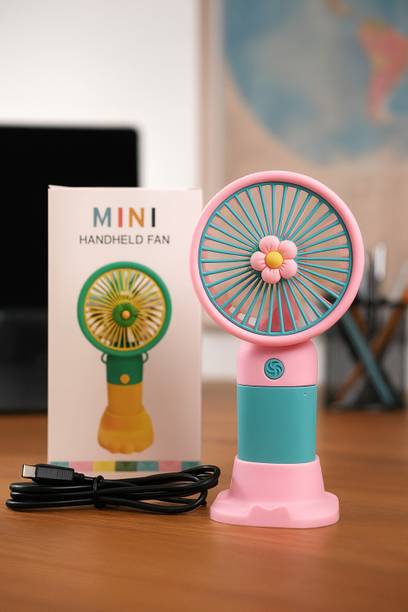 Vvariety Enterprises Foldable Floral Print Multicolor Hand Fan