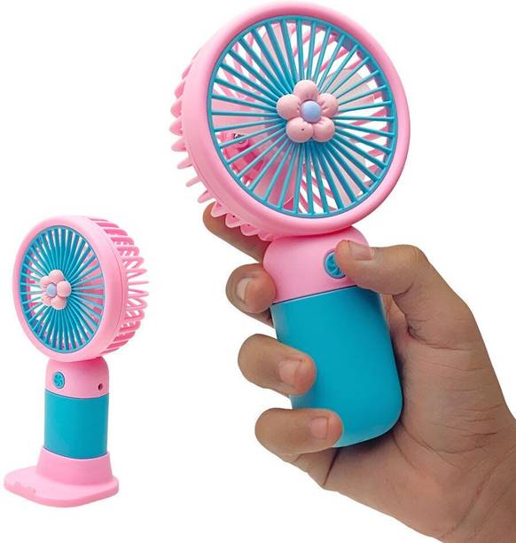 Flipkart SmartBuy 3 Speed USB Rechargeable Mini Portable Hand Fan Personal Fan for Men and Women FK202PINK USB Fan, Rechargeable Fan, USB Air Cooler