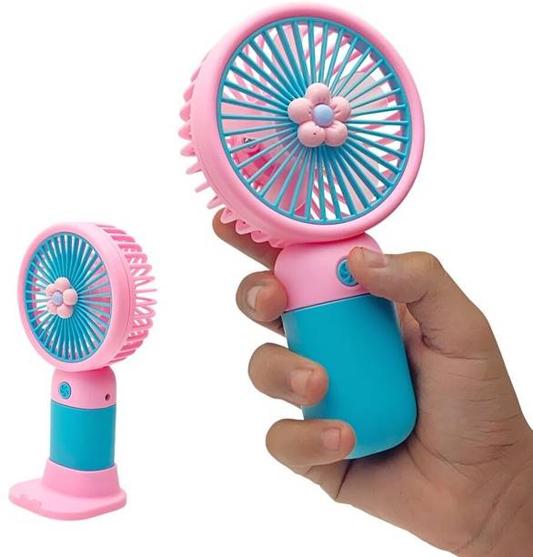 CW Crafts World Premium Quality portable fan|Mini Hand Fan 3 Speed Portable Fan Rechargeable FN01 USB Fan