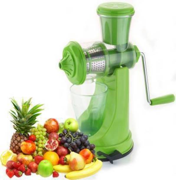 NUCLETRIC Plastic Manual Fruits and Vegetables juicer with Steel Handle Hand Juicer