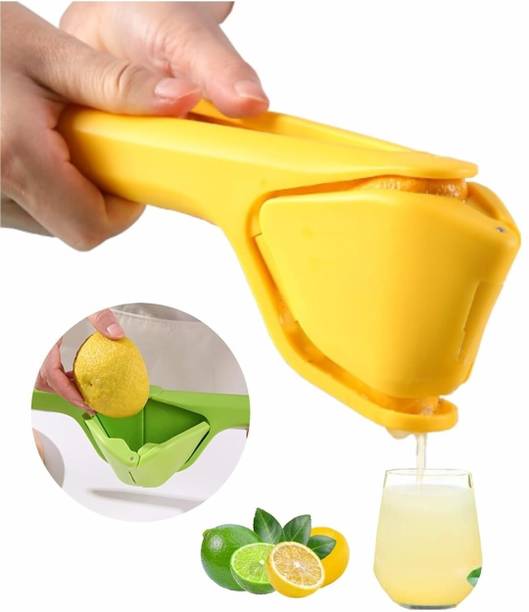 BLLUEX Plastic East Press Orange & Lemon Juicer Maker Pack of 1 A Hand Juicer