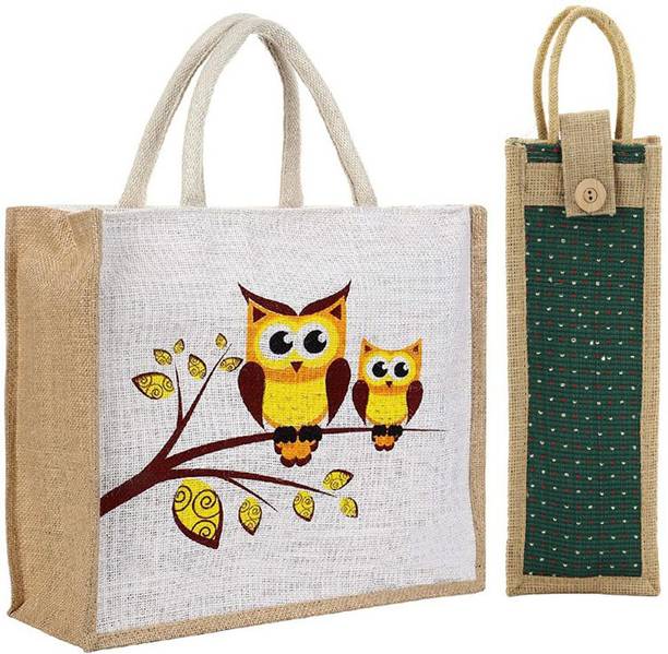 ENSAC Men & Women Green Bottle Bag