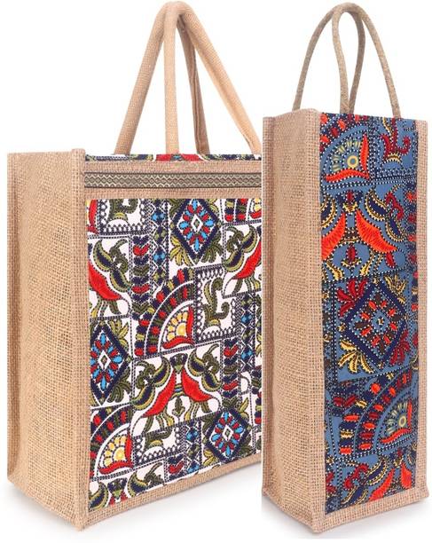 SILKDREAMS Men & Women Multicolor Bottle Bag