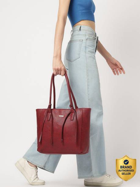 Women Maroon Tote - Extra Spacious