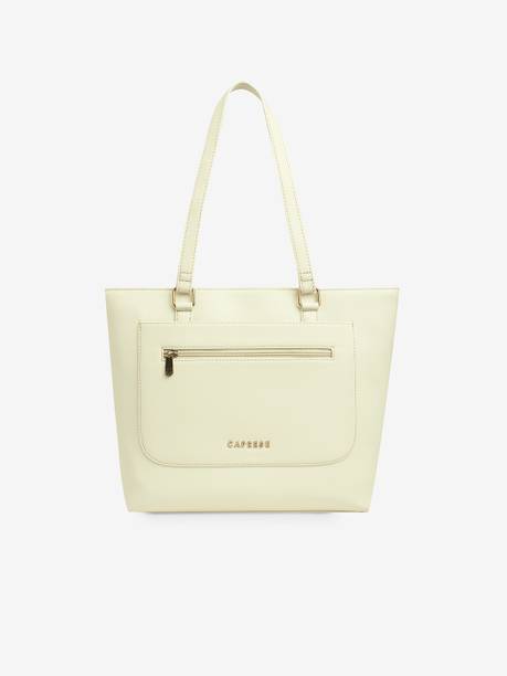 DressBerry X CAPRESE Women Beige Tote