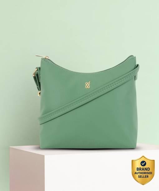 Women Green Sling Bag