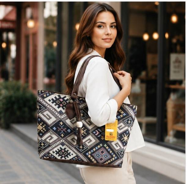 Girls Brown, Blue Handbag