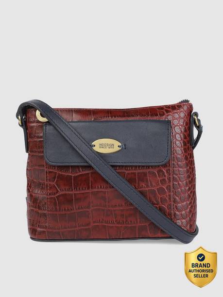 Women Maroon Sling Bag - Mini