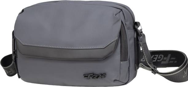 Men & Women Grey Sling Bag