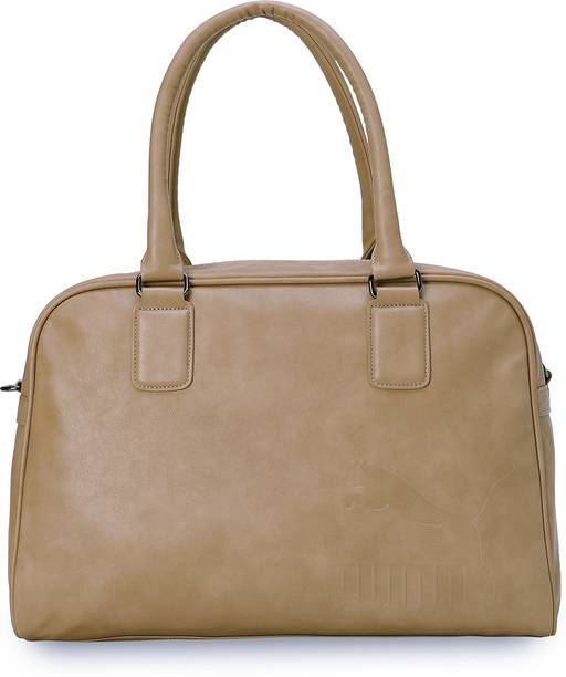 PUMA Men & Women Beige Handbag