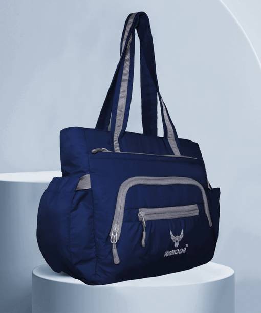 Women Blue, Grey Shoulder Bag - Regular Size