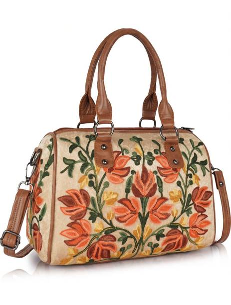 Women Beige Handbag