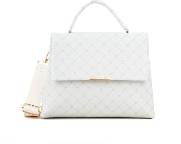 Lavie Paris Women White Satchel