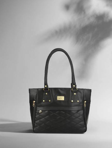 Women Black Hand-held Bag - Extra Spacious