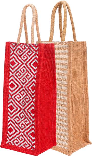 LMT Men & Women Beige Bottle Bag