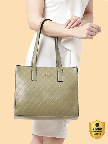 Women Green Satchel - Extra Spacious