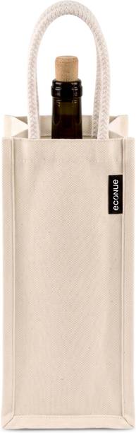 ecoNue Men & Women White Bottle Bag