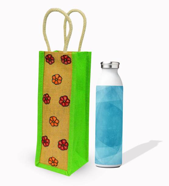 AWWRAT Men & Women Green Bottle Bag