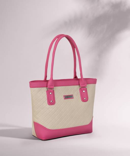 Women Beige, Pink Shoulder Bag Price in India