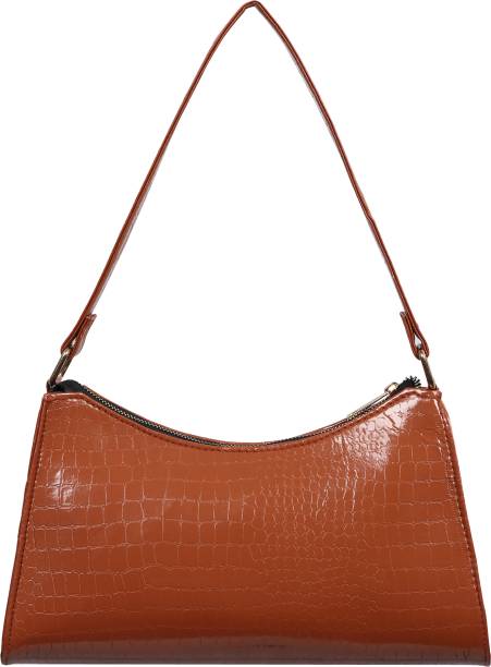 Women Tan Shoulder Bag Price in India