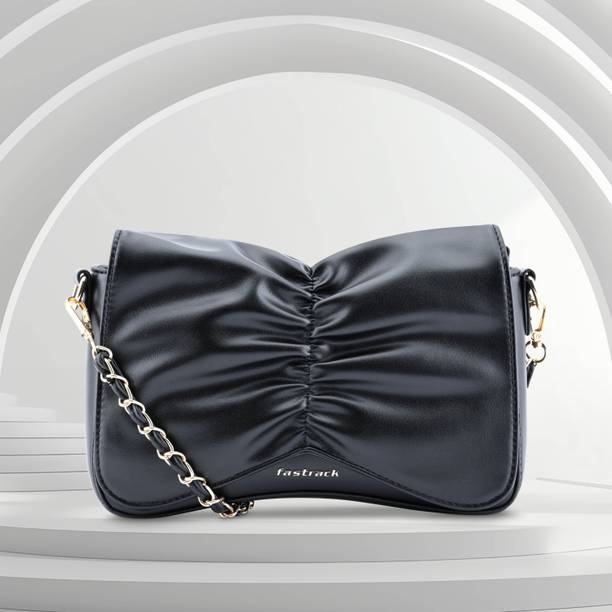 Price History of Fastrack Women Black Sling Bag from Flipkart