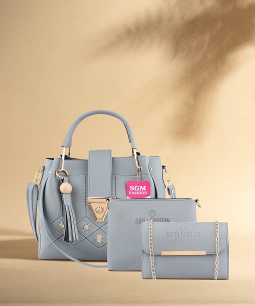 SGM Fashion Women Grey Shoulder Bag