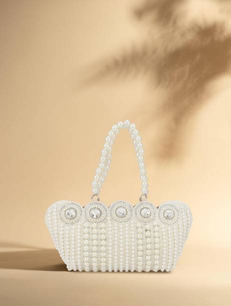 Women White Hand-held Bag - Regular Size