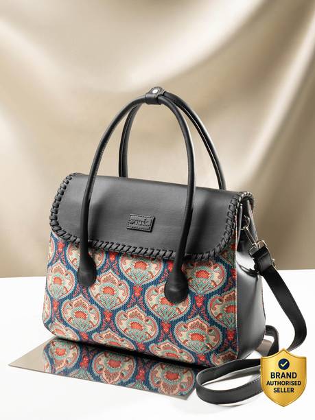 Women Blue, Black Satchel