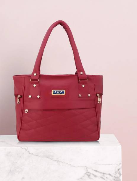 Women Maroon Hand-held Bag - Extra Spacious