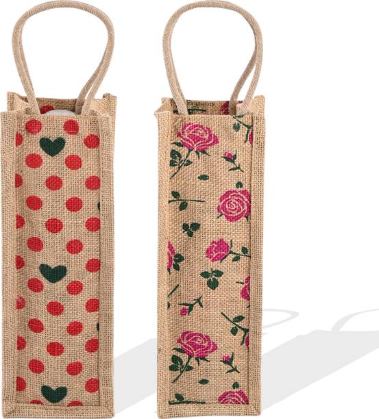 KUBER INDUSTRIES Men & Women Red, Pink Bottle Bag