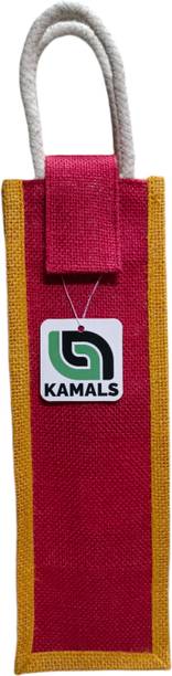 Kamals Men & Women Red, Yellow Bottle Bag