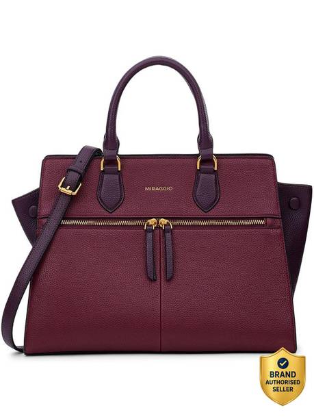 Women Maroon Satchel