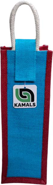 Kamals Men & Women Blue, Red Bottle Bag
