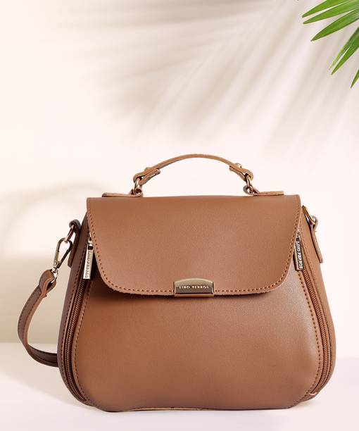 Women Beige Shoulder Bag - Regular Size