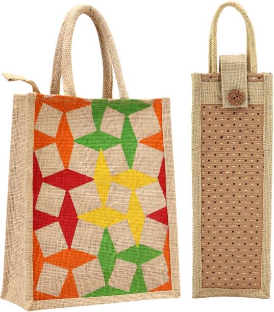 ENSAC Men & Women Beige Bottle Bag