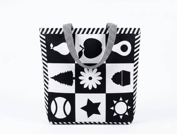Women Black, White Shoulder Bag