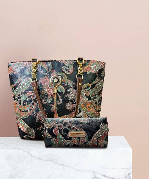 Women Black, Multicolor Shoulder Bag - Extra Spacious